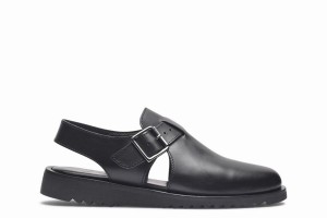 Black Paraboot Adriatic F Women's Sandals | FBQ2982EE