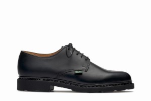 Black Paraboot Arles Men's Derby Shoes | NJK7635PF