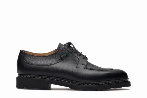 Black Paraboot Avignon Men's Derby Shoes | TXU5282ED