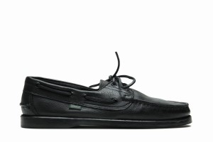 Black Paraboot Barth Men's Boat Shoes | BNT9241ES