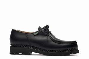 Black Paraboot Michael Women's Derby Shoes | EBK9734QX