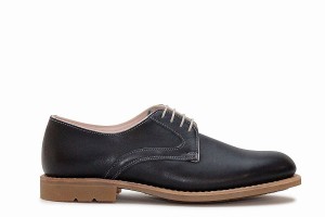 Blue Black Paraboot Saphir Gy Women's Derby Shoes | DQS8965LO