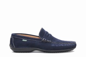 Blue Paraboot Cabrio Men's Loafers | EZF2419EA