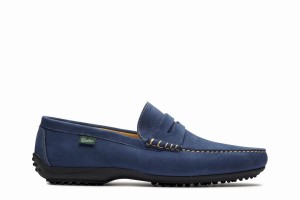 Blue Paraboot Cabrio Men's Loafers | LUX9777EG