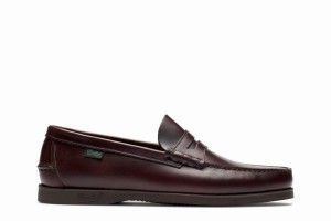 Brown Black Paraboot Coraux Men's Loafers | GLF4320DR