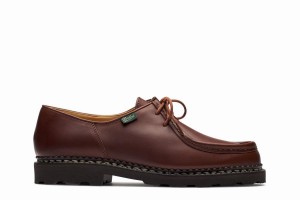 Brown Paraboot Michael Men's Derby Shoes | QCL216FY