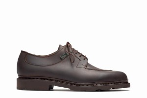 Dark Brown Paraboot Avignon Men's Derby Shoes | RCP1836PF