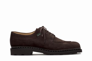 Dark Brown Paraboot Avignon Men's Derby Shoes | NBE4154BV