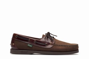 Dark Brown Paraboot Barth Men's Boat Shoes | BPB2280VB