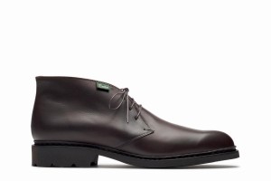 Dark Brown Paraboot Lully Men's Ankle Boots | YYZ7760IN