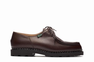 Dark Brown Paraboot Michael Men's Derby Shoes | FHC3678TM