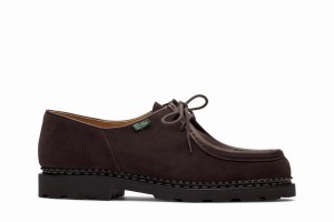 Dark Brown Paraboot Michael Men's Derby Shoes | ZPO4641RD