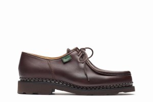 Dark Brown Paraboot Michael Women's Derby Shoes | OYX2911LT