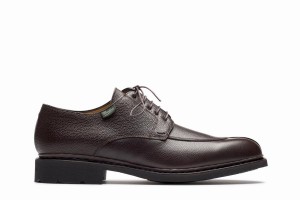 Dark Brown Paraboot Tournier Men's Derby Shoes | KQI4125RW