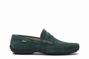 Green Paraboot Cabrio Men's Loafers | QKL861OQ