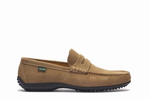 Khaki Paraboot Cabrio Men's Loafers | COP5845HS