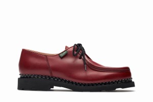 Red Paraboot Michael Women's Derby Shoes | OFD466EY