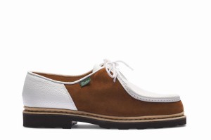 White Brown Paraboot Michael Men's Derby Shoes | IQR6879YP