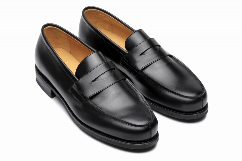 Black Paraboot Adonis Men's Loafers | OGY5027OF