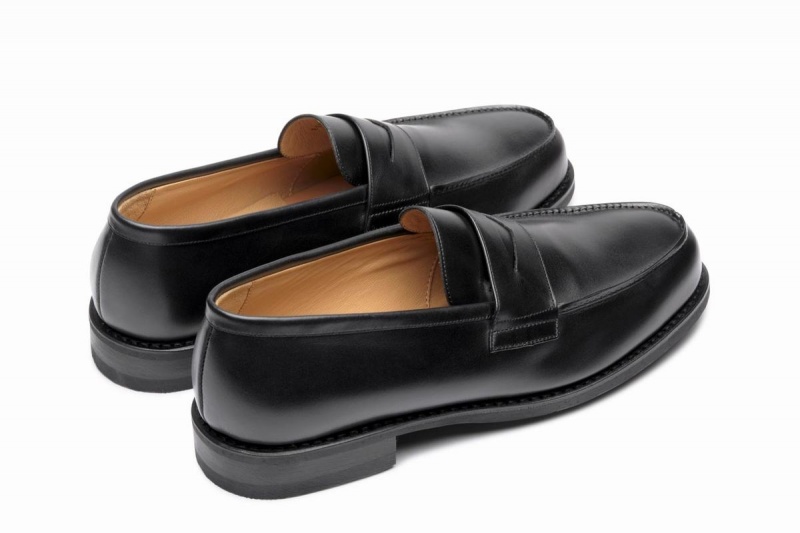 Black Paraboot Adonis Men's Loafers | OGY5027OF