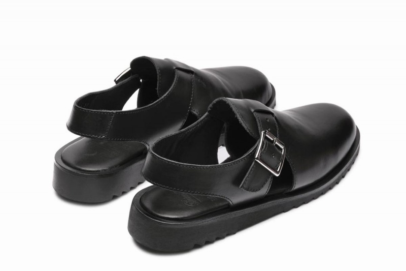 Black Paraboot Adriatic F Women's Sandals | FBQ2982EE