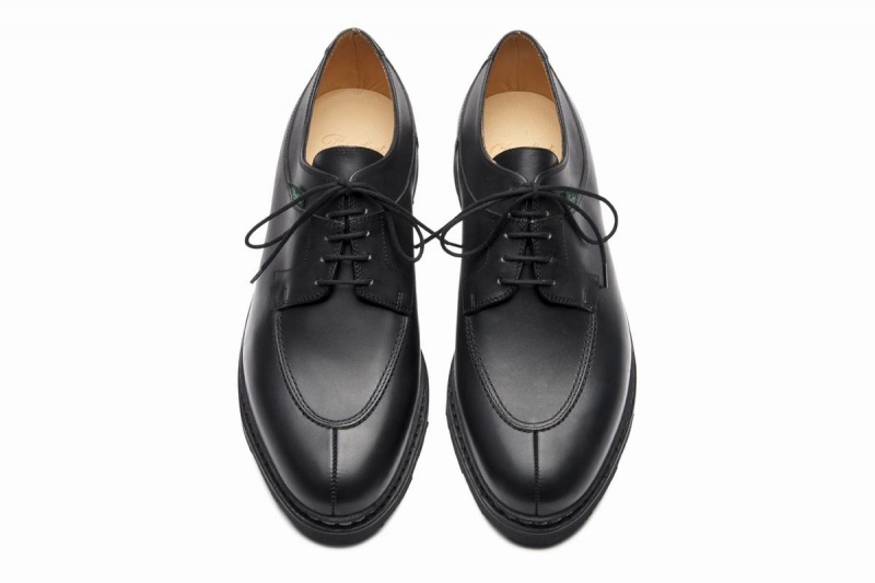 Black Paraboot Avignon Men's Derby Shoes | GHF6368HY