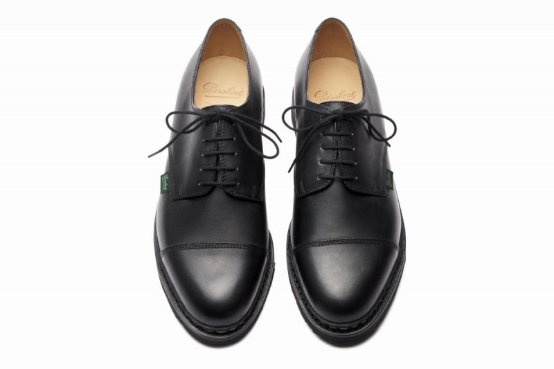 Black Paraboot Azay Men's Derby Shoes | GZA8630EO