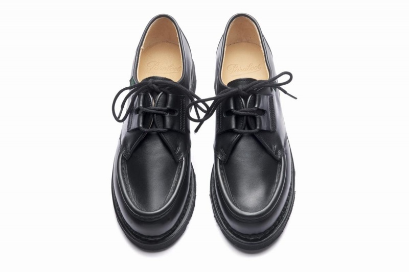 Black Paraboot Beaubourg Women's Derby Shoes | BTD1527FV