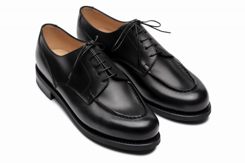 Black Paraboot Chambord Men's Derby Shoes | ZFA1315OC