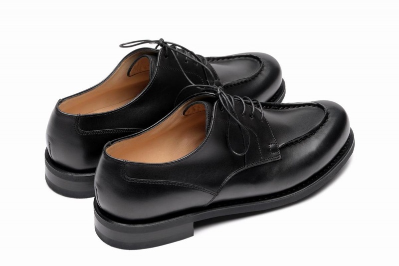 Black Paraboot Chambord Men's Derby Shoes | ZFA1315OC