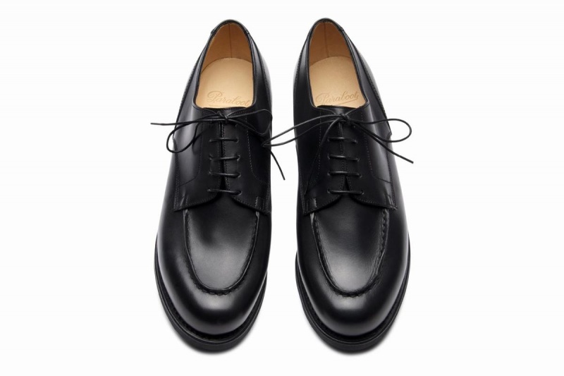 Black Paraboot Chambord Men's Derby Shoes | ZFA1315OC