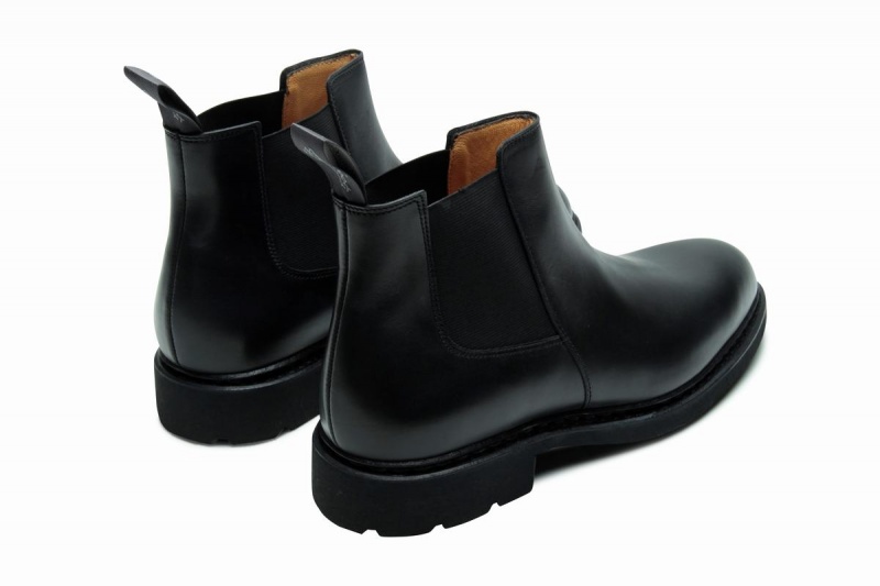 Black Paraboot Chamfort Men's Ankle Boots | MZA684GR