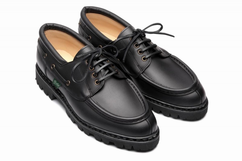 Black Paraboot Chimey Men's Derby Shoes | OOY9592UC