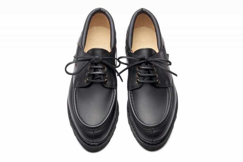 Black Paraboot Chimey Men's Derby Shoes | OOY9592UC