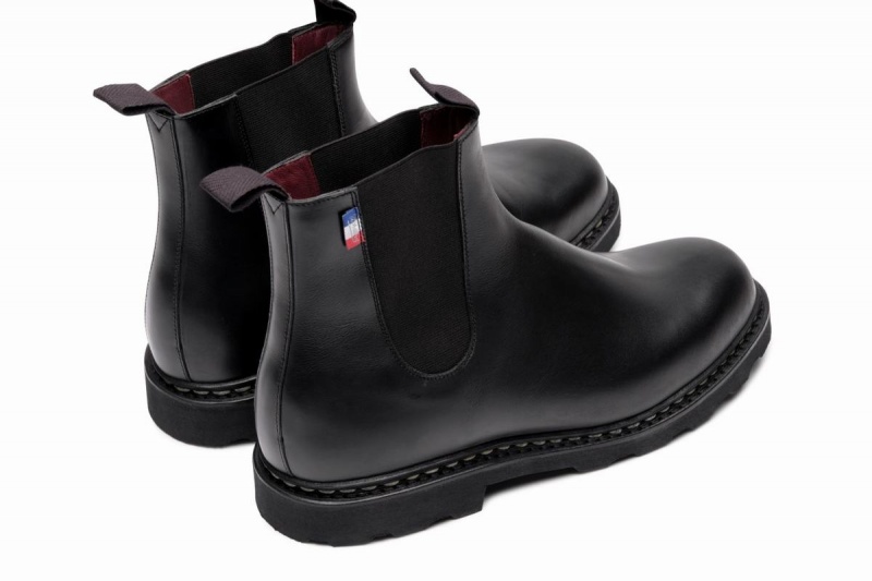 Black Paraboot Elevage Bbr Men's Ankle Boots | QHR7678NL