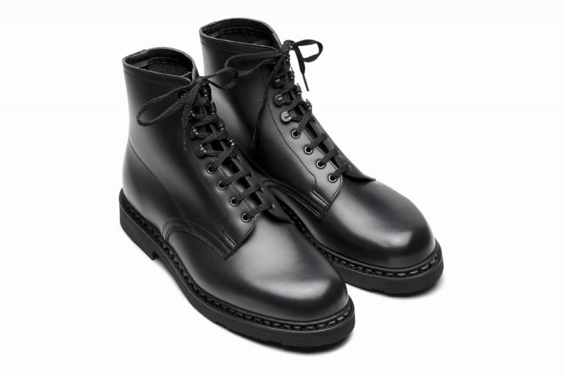 Black Paraboot Imbattable Men's Ankle Boots | KTI468VU