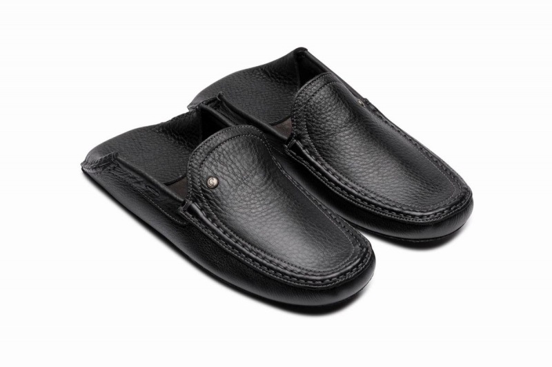 Black Paraboot Loft Men's Loafers | VLH4452ZX