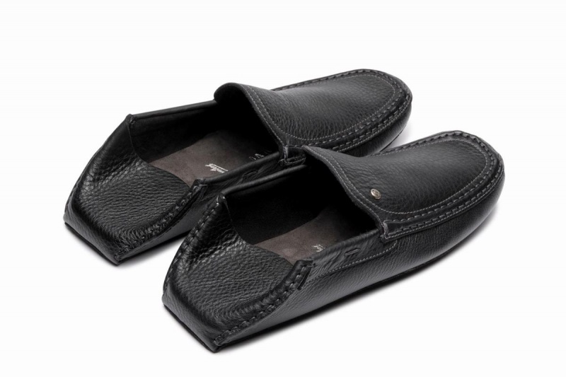 Black Paraboot Loft Men's Loafers | VLH4452ZX