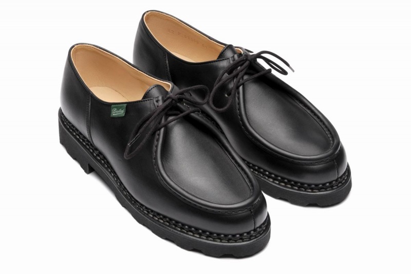 Black Paraboot Michael Men's Derby Shoes | CLB6330ZF