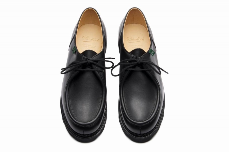 Black Paraboot Michael Men's Derby Shoes | CLB6330ZF