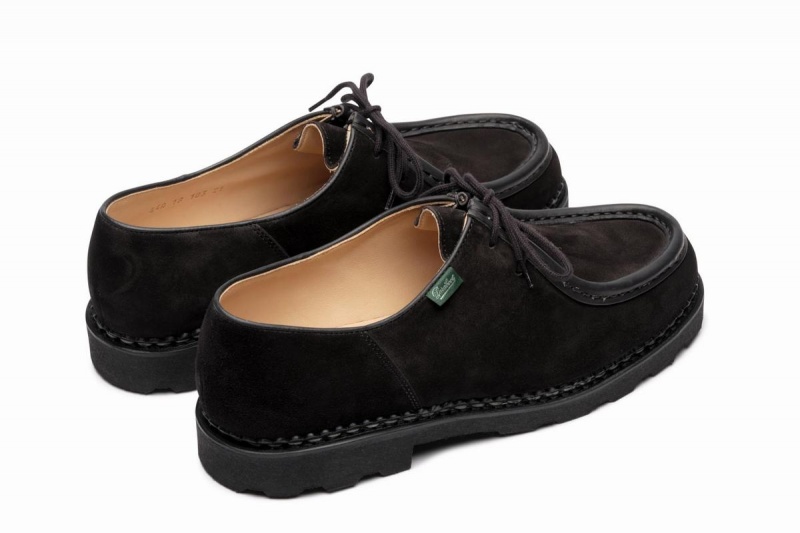 Black Paraboot Michael Men's Derby Shoes | VET4080NX