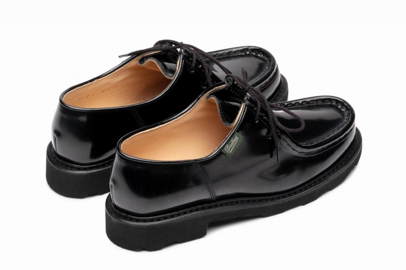 Black Paraboot Michael Women's Derby Shoes | MJE4988DV