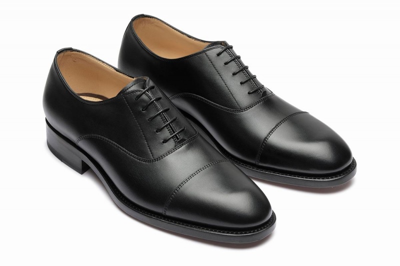 Black Paraboot Montaigne Gy Men's Oxfords Shoes | DBE2481DC