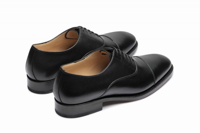 Black Paraboot Montaigne Gy Men's Oxfords Shoes | DBE2481DC