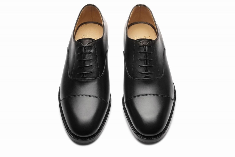 Black Paraboot Montaigne Gy Men's Oxfords Shoes | DBE2481DC