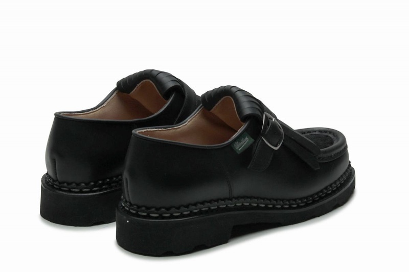 Black Paraboot Nyons Women's Derby Shoes | RJA7291SS