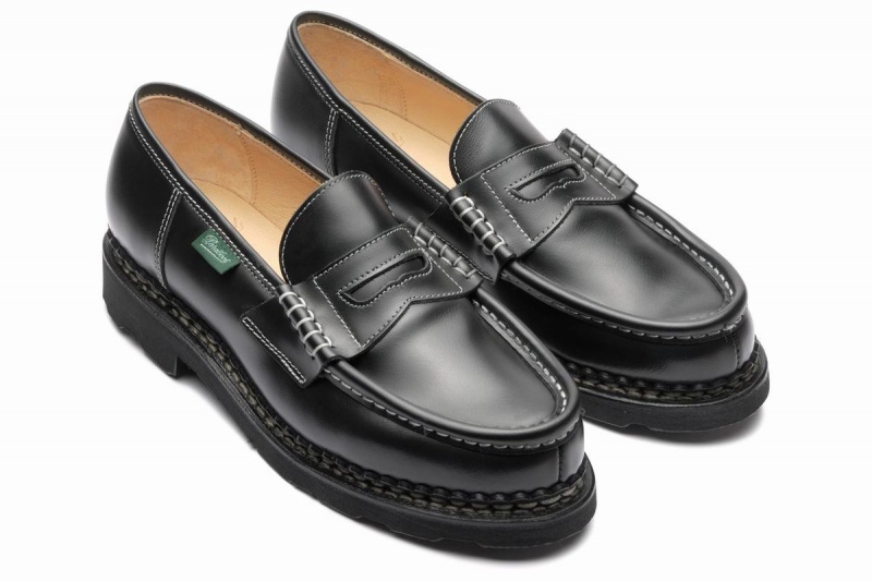 Black Paraboot Orsay Women's Loafers | JVC350SP