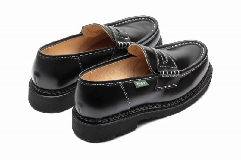 Black Paraboot Orsay Women's Loafers | JVC350SP