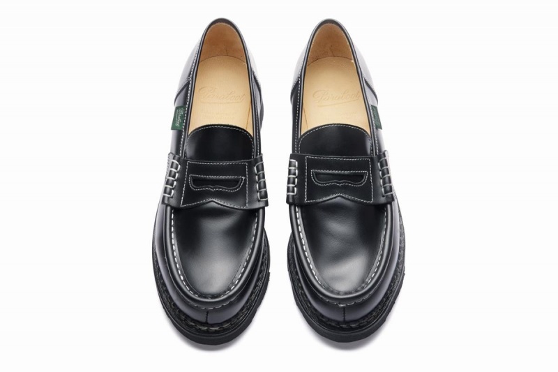 Black Paraboot Orsay Women's Loafers | JVC350SP