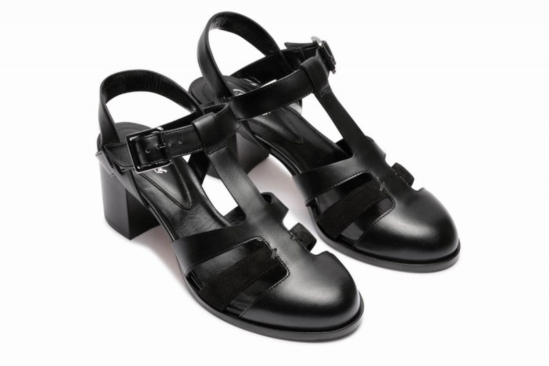 Black Paraboot Ponza Women's Sandals | XSL3960YG